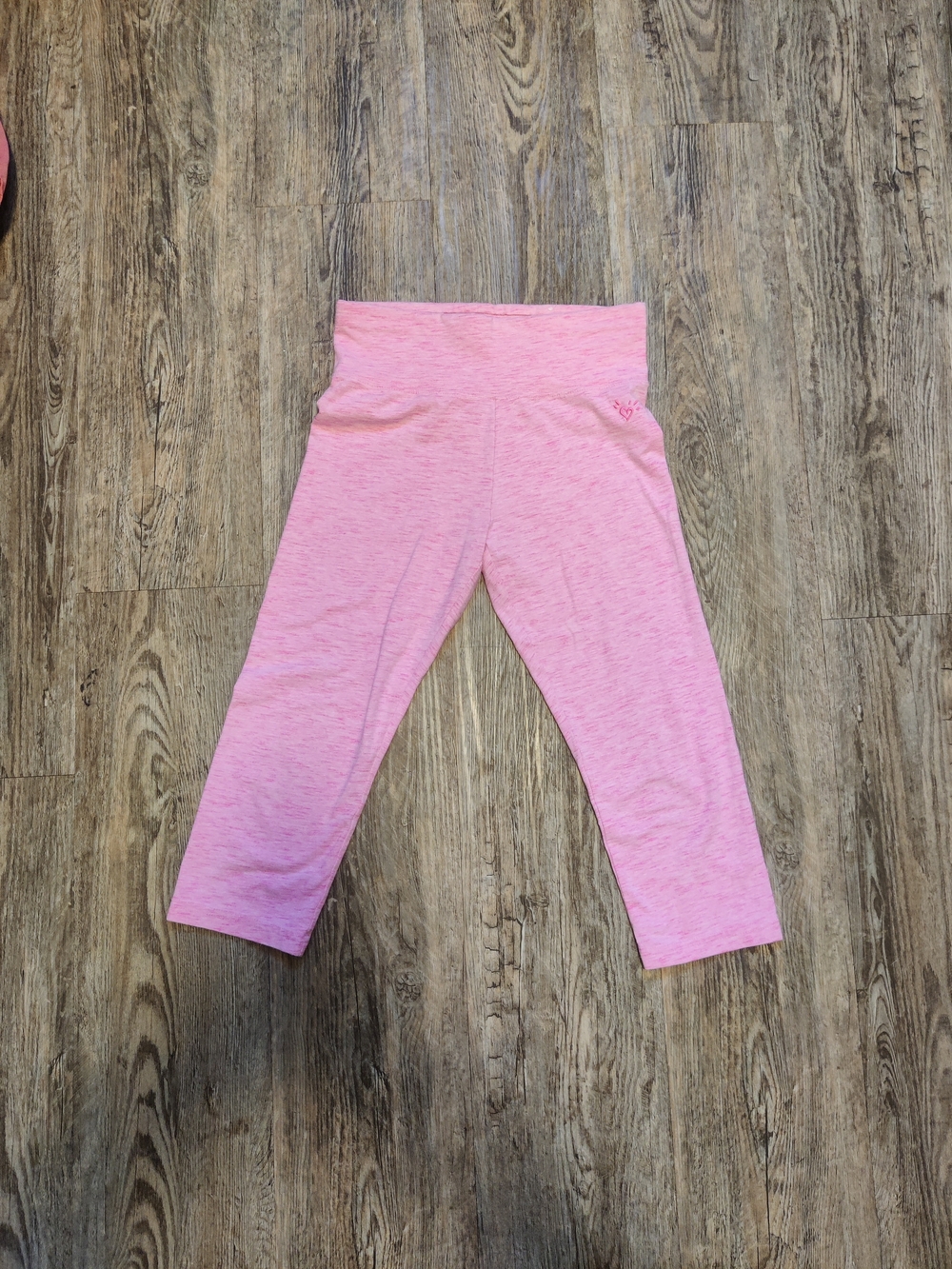( ⭐5/20$) Justice Heathered Pink Capri Leggings